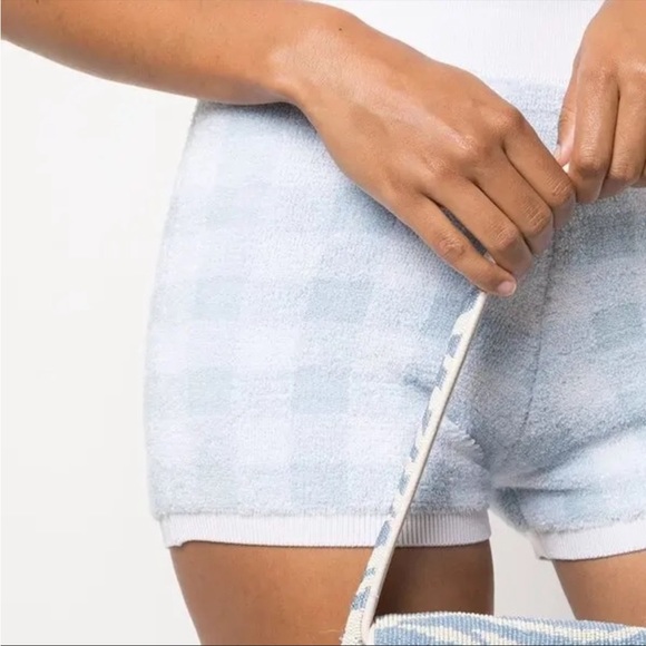 EUC ALEXANDER WANG Gingham Check-Pattern Shorts XS - Picture 3 of 12